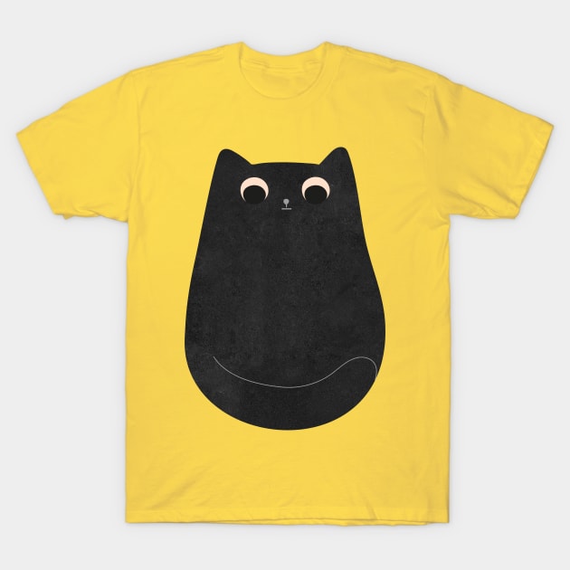 Funny black cat T-Shirt by grafart